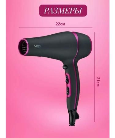 VGR Professional hair hair dryer V-402 - Buy Online on GoSupps.com