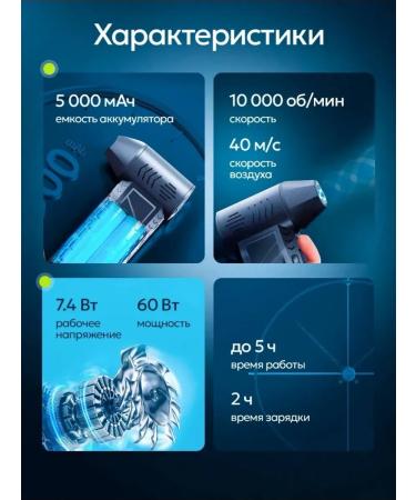 Powerful hairdryer for 2B1 car with nozzle - Buy Online on GoSupps.com