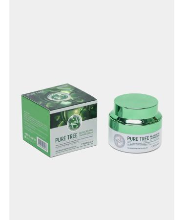 Korean cosmetics A soothing face cream with a tea tree - Buy Online on GoSupps.com