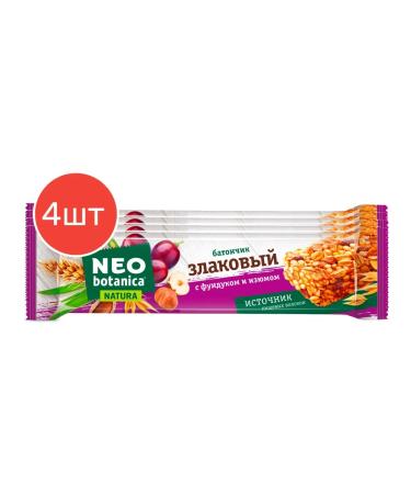 Neo Botanica Cereal bar with hazelnut and raisins 29g 4pcs
