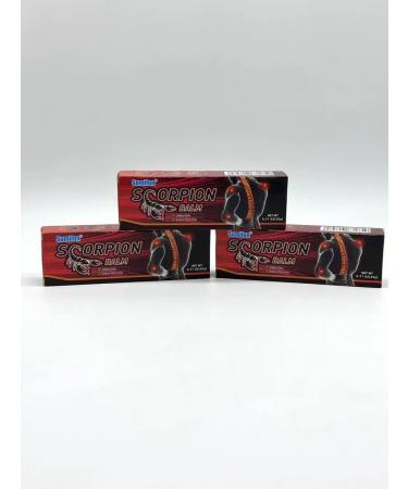 Masalievaa An ointment anesthetic with the black nucadom scorpion 3 pcs - Buy Online on GoSupps.com