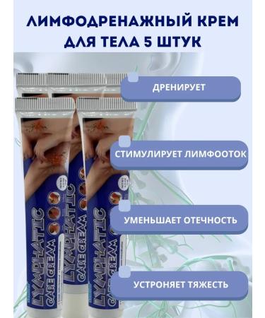 AilunaI 5pcs Lymphodrenal body cream