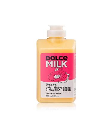 DOLCE MILK Shower gel "Strawberry cookies without exaggeration" 300 ml