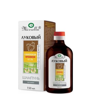 mirrolla Onion shampoo with a complex of vitamins 150ml