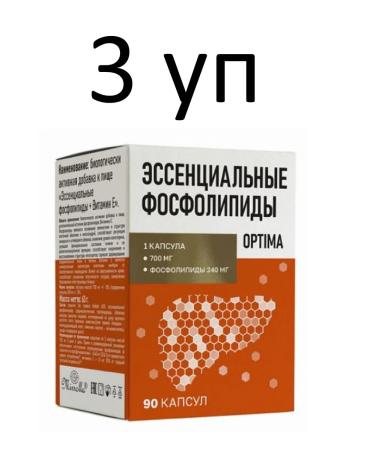 mirrolla Essential phospholipids+vitamin E 90 caps 3 units