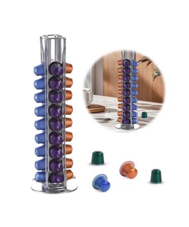 40pcs a capsule coffee stand rotating silver - Buy Online on GoSupps.com