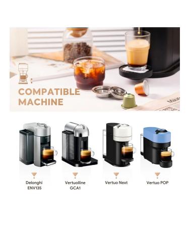 Stainless coffee capsule adapter for Nespresso Vertuo - Buy Online on GoSupps.com