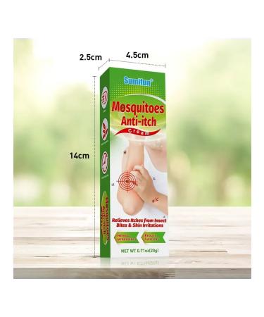 Sparkly Cream after mosquito bites from itching