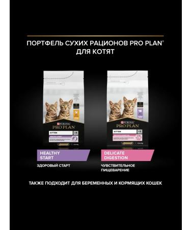 PRO PLAN Dry food for kittens chicken 400 g x 2 pcs - Buy Online on GoSupps.com