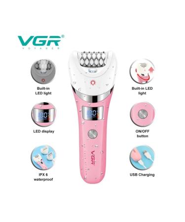 Multifunctional 5B1 epilator in stylish green design - Buy Online on GoSupps.com