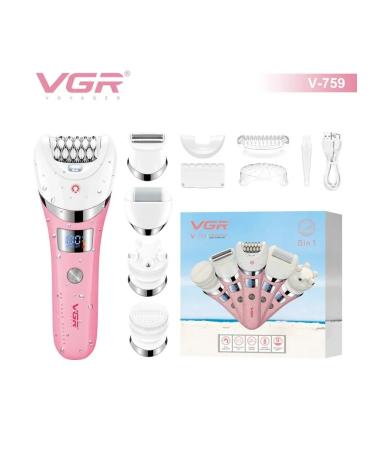 Multifunctional 5B1 epilator in stylish green design - Buy Online on GoSupps.com