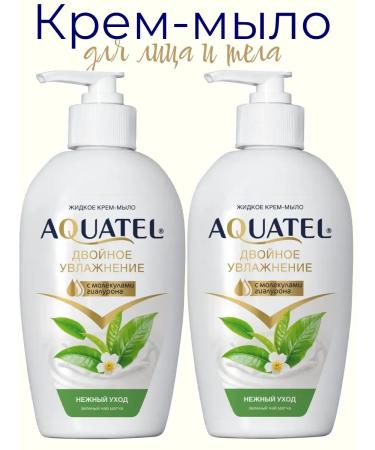 Spring Soap - liquid cream Aquatel "Green Tea Match" 280 ml