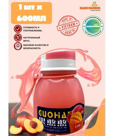 LEBIN Drink zhenchun peach taste 600ml x 1pc - Buy Online on GoSupps.com