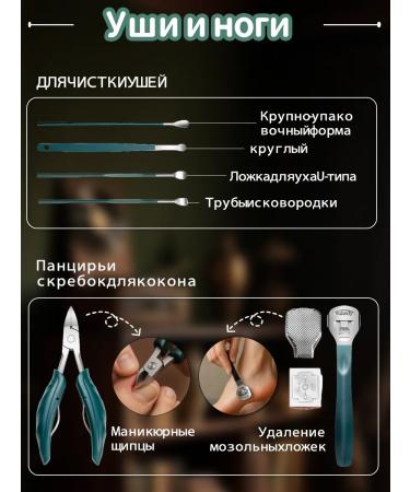 Professional set for manicure and pedicure unisex (40 p ... - Buy Online on GoSupps.com