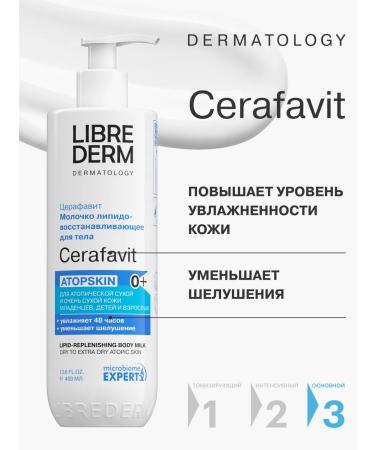 LIBREDERM Milk for the body with atopic skin Tserafat 0+ 400 ml - Buy Online on GoSupps.com