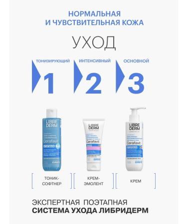 LIBREDERM Facial tonic with dry skin Tserafata 200 ml - Buy Online on GoSupps.com