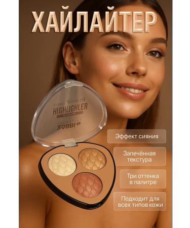 Ananaska Palette Highlator Facial 3 shade