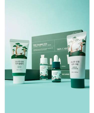 Ai cosmetics Round Lab Travel Set with Pine and Centella Extract