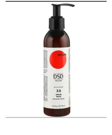 DsD de Luxe - 7.3 Opium Mask Double Action Regenerating Mask 200ml - Buy Online on GoSupps.com