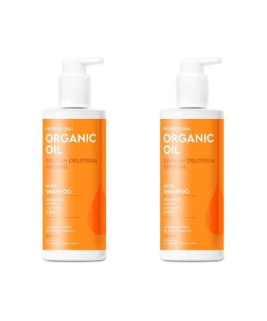 professional organic oil Shampoo density and growth sea buckthorn 240 ml 2 pcs