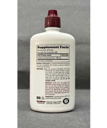 NutriBiotic GSE liquid concentrate with grapefruit seed extract 118 ml - Buy Online on GoSupps.com