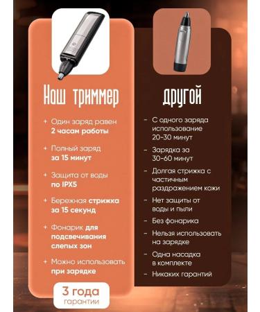 Trimmer for the nose and ears Trimmer HT1 Narrings of Nazadi 3 - Buy Online on GoSupps.com