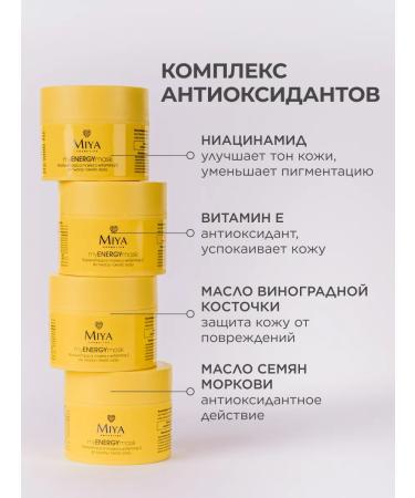MIYA Cosmetics Face mask with vitamin C - Buy Online on GoSupps.com