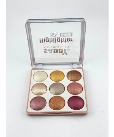 ZRN2 Palette highlighters 9 shades No. 2 - Buy Online on GoSupps.com