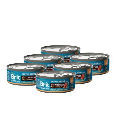 Brit Wet feed Premium for veal puppies carrots 100 g 6 pcs - Buy Online on GoSupps.com