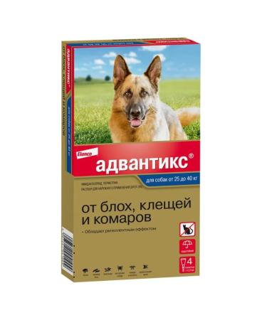 Elanco Advantics 400. Drops for dogs over 25 kg 4ml No. 4