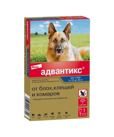 Elanco Advantics 400. Drops for dogs over 25 kg 4ml No. 1