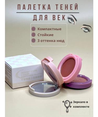 Natalisha Fashion Palette Shadow Eye 3 in 1 persistent nude shades