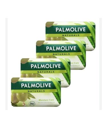 PALMOLIVE Aloe soap with aloe and olive oil 90g (x4) - Buy Online on GoSupps.com