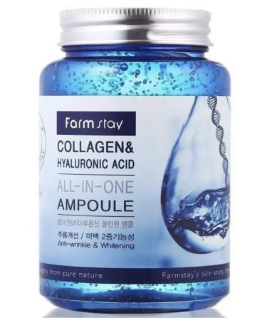 Skincare Cosmetics Serum with hyaluronic acid and collagen