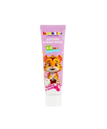 Bambolina Set 2 pieces of children's toothpaste from 4 to 8 years 50 ml - Buy Online on GoSupps.com