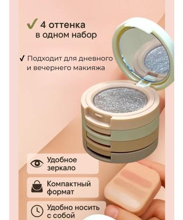 SanSafGoods Eye shadows. Nude shades - Buy Online on GoSupps.com