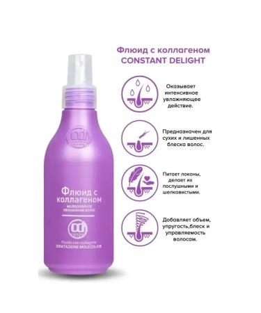 Constant Delight Fluid for hair molecular moisturizing with collagen 200ml - Buy Online on GoSupps.com