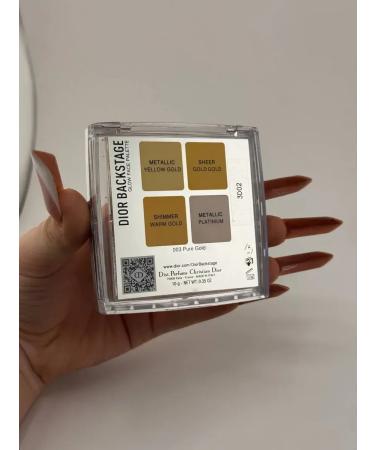 datka7 Palette Highlighter Dior Backstage shade 003 pure gold - Buy Online on GoSupps.com
