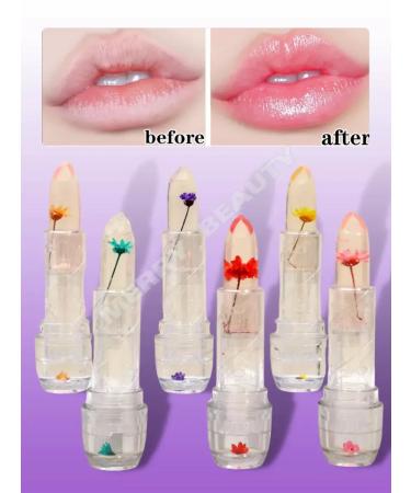 Moisturizing lip glossary manifested with 3D flowers - Buy Online on GoSupps.com