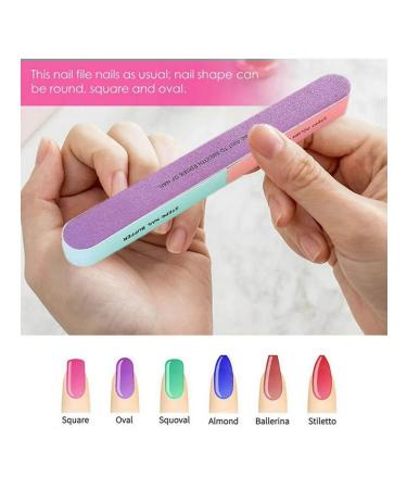 nail file 1 pc instruments for nails is six -sided - Buy Online on GoSupps.com