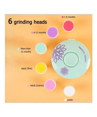 6pcs nozzles for grinding and polishing nails for adults and - Buy Online on GoSupps.com