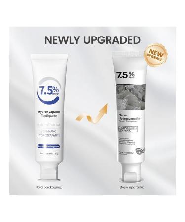 Toothpaste hydroxpatitis 2pcs refreshing deep cleaning - Buy Online on GoSupps.com