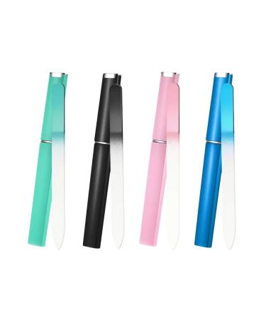 4pcs of nails of nail files with a case manicure for women