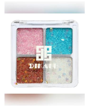 Dikalu Elegant palette of shadows with sparkles - Buy Online on GoSupps.com