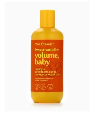 MISS ORGANIC Shampoo for volume and hair growth 290 ml