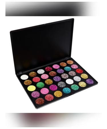 Simaland Bright palette of shadows with sparkles for makeup - Buy Online on GoSupps.com
