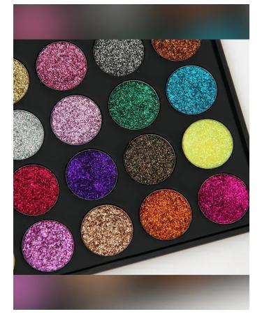 Simaland Bright palette of shadows with sparkles for makeup - Buy Online on GoSupps.com