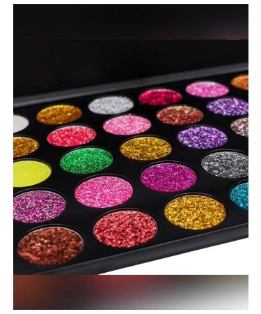 Simaland Bright palette of shadows with sparkles for makeup - Buy Online on GoSupps.com