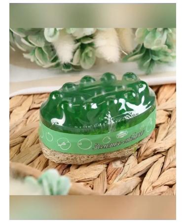 Dobroparov Massage soap with Luffa "Green Apple" 100 g - Buy Online on GoSupps.com