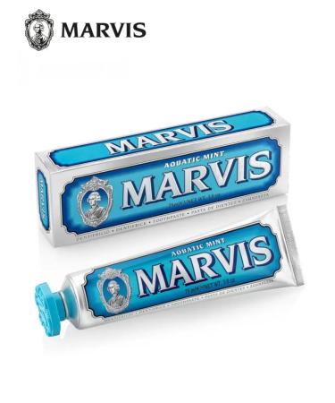 Anti-caries and anti-tartar toothpaste Marvis Aquatic Mint 85 ml. - Buy Online on GoSupps.com